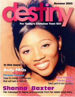 Logo Design Dollars on Re  Logo Design And Cover Layout  Destiny Magazine